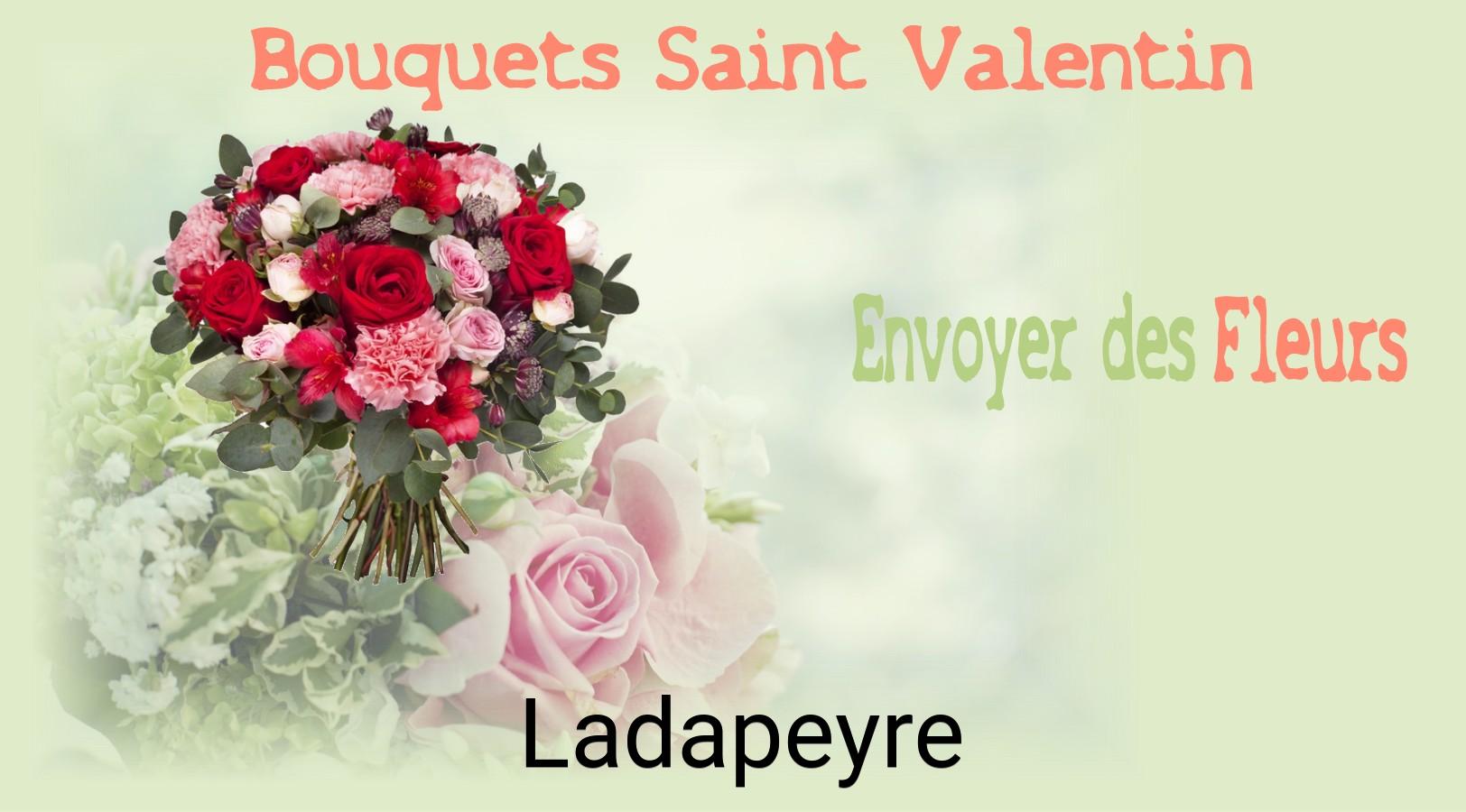 Roses de Saint-Valentin livrées à Ladapeyre